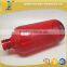 Fancy red colour 500ml round glass boston bottle