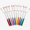 Stretch Stainless Steel Barbecue Fork PVC Handle Extending Marshmallow Roasting BBQ Sticks Skewers