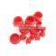 3mm black/red colour PVC high quality rubber pipe end cap, pvc pipe fitting end cap Protection plug supplier
