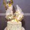 Wholesale Angel Wings Cake Topper Decoration For Birthday Party Wedding Anniversary Valentine's Day Feather Cake Topper