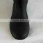 black safety pvc rain boots with steel toe and plate