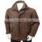 High Quality Tan Leather Fashion Blazer Coat Jackets