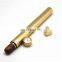 portable gold aluminum single cigar tube