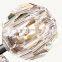 Luxury American Decorative Brass Celling Lights BOULE DE CRISTAL CLEAR GLASS GRAND SCONCE for Hotel