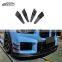G87 M2 TK Style High Quality Dry Carbon Fiber Front Bumper Canards Trim Separator Front Splitter  For BMW G87 M2