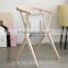 RCH-4106 X-shaped Legs Solid Oak Dining Chair With Flip-up Seat