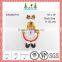 Red and green christmas santa wall clock