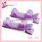 Wholesale lavender ribbon girls hair clips handmade hair clip craft