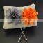 Brooch Flower for Men Suit Floral Lapel Pin of Multilayer Handmade Fabric Brooches