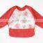 Japanese Wholesale High Quality Product Baby Plastic Children Apron With Sleeves Bib Waterproof for Meal With Pocket EVA Film
