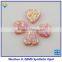 Synthetic OP08 Light Pink Heart Opal Gemstone With a Full Hole Drilled