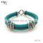 custom logo supplier wrist wear bracelet python exotic leather jewelry