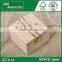 beautiful pattern nature wood ring box with metal lock