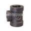 Black Beaded Malleable Pipe Fitting TEE BS STANDARD