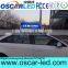 internet control waterproof p5 xxx outdoor led video taxi sign with GPS and installation bracket