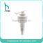 Transparent metal Made in China Plastic Left-Right structure lotion pump