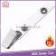 Plastic and metal badge clip safety pin with strap and adhesive