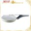 MSF-PA6245-1 Upmarket pressing aluminum frypan beige color ceramic coating interior non induction bottom with silk printing
