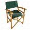 High Quality Solid Wood Folding Director Chair With Special Curve Armrest