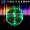 Different size rotating colorful effect mirror ball