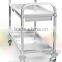 stainless steel mobile Catering Rack trolley pan cart