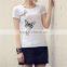 Simple Style Young Lady Custom Private Lable Sublimation T Shirt Wholesale Price China