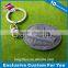 Promotional custom metal souvenir sports keychain badminton keychain