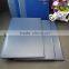 laser logo blue pu diary covers a4