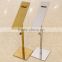 Luxury metal shoe display stand for shop