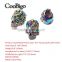 Multicolor Metal Charm Skull Beads For Paracord Bracelet Knife Lanyards Jewelry Making Accessories #FLQ076/78/80-MC