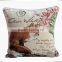 Decorative embroidered woven sofa cushion cover and pillow cover