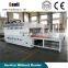 Remarkable performance semi auto flexo printer slotter & die cutter cardboard making machine