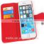 Classical Red Style PU Leather Case Wallet Leather Case For Iphone 6