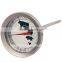 stainless steel meat thermometer, steak thermometer