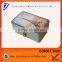 vintage style diary box, collecion tin box with lock