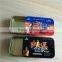 special movie star push and pull condom tin box for promotion gift