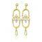 2016 popular newest  hot selling shiny crystal stone rhodium stud fashion pearl drop earring designs