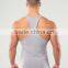 Fitness gym mens stretch fit tank top performance stringer plus size bodies jersey tanks