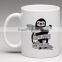 Decal ceramic cup,11 oz ceramic mug, gift porcelain mug