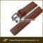 OEM wholesale high-grade waterproof tan leather watch strap