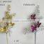 new High quality multi-color artificial glitter butterfly spray with leaf branch christmas spray for christmas decorations