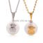 Fashion Stainless Steel Teddy Bear Necklace Jewelry
