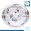 5 compartment stainless steel food tray plates