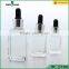 15ml square transparent glass dropper bottle cosmetic glass bottle packaging                        
                                                                                Supplier's Choice