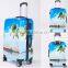 Sea Beach Resort Patterns Printed Travel Luggage PC+ABS Hardside Suitcase Sets 20'' 24'' 28''