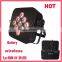 WLP-02 HOT 9x 10w pcs 5 in 1 RGBWA 8w led flat par light color wall wash lighting wedding