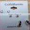 Exquisite Fancy 3 Pairs Silver Plating Cubic Zirconia Earring Set
