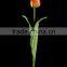 61 cm PVC Real Touch Tulip Spray with 3 Leaves Artificial Flower