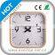 New Cheap Square Wood Analogue Wall Clock ET6709