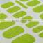 Beauty products custom 3D red velvet nail arts design flocking powder nail strips self-adhesive nail sticker factory